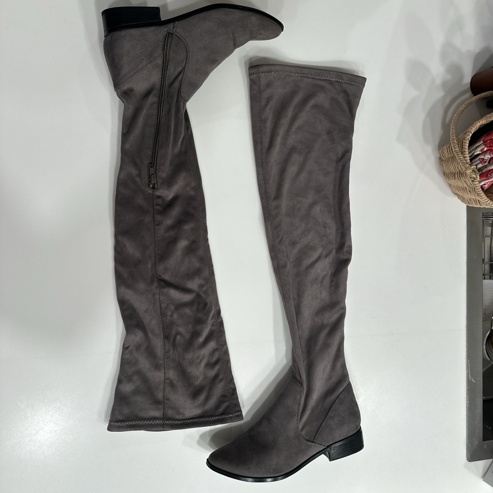 Aldo Charcoal Over-the-Knee Women's Boots